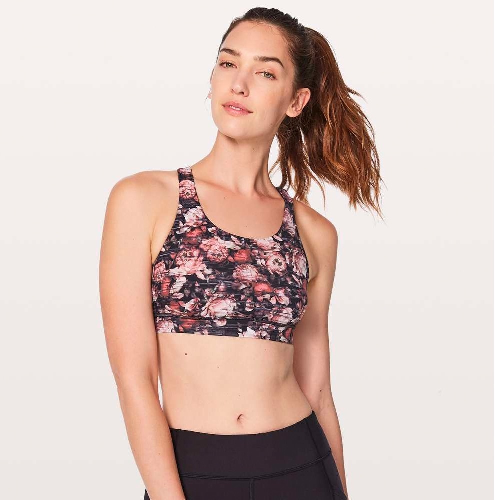 Lululemon Energy Bra Nulux- Peony Multi